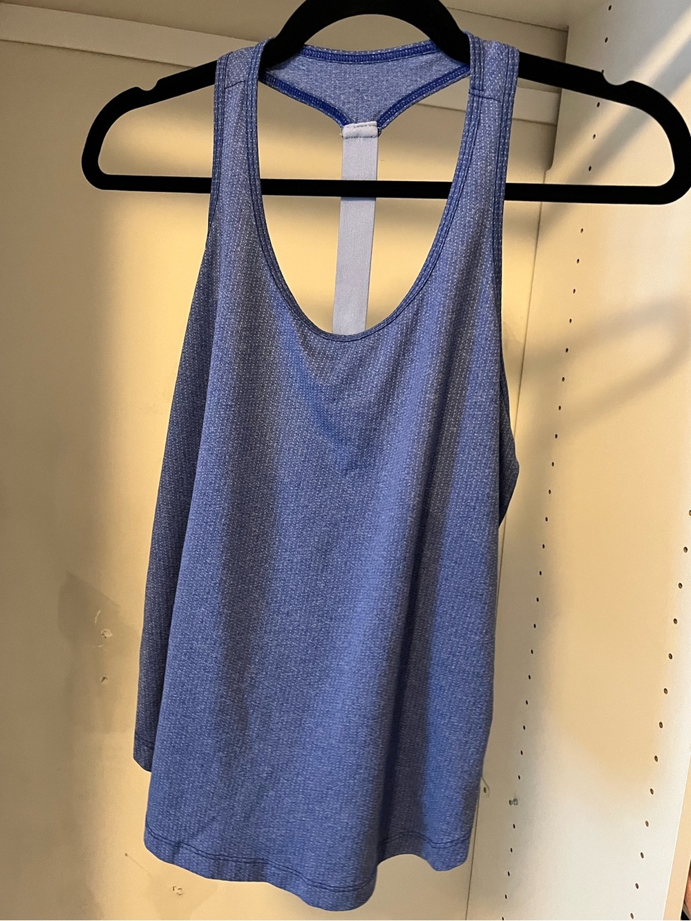 Old Navy Heathered Blue Racerback Tank